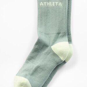 Athleta Colorblock Everyday Crew Sock NWT - (M/L)